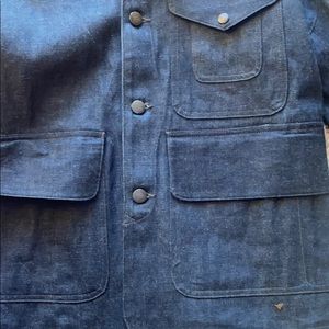 Raw Denim Hunting Coat